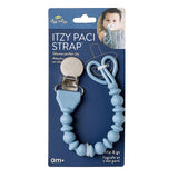 Itzy Ritzy Itzy Paci Strap™ Silicone One-Piece Pacifier Clips: Toast