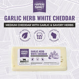Farmers Market Foods Garlic Herb White Cheddar 7oz