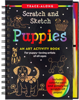 Peter Pauper Press Puppies Scratch and Sketch