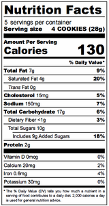 Fancypants Oatmeal Raisin Cookies 5oz
