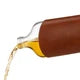 Viski Admiral Parker 7oz Leather Wrapped Glass Flask
