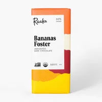 Raaka Bananas Foster 66% Cacao Dark Chocolate Bar