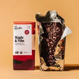 Raaka Maple & Nibs 75% Cacao Dark Chocolate Bar