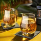 Viski Admiral Crystal Bourbon Glasses Set of 2