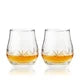 Viski Admiral Crystal Bourbon Glasses Set of 2
