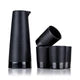 Viski 5pc Stoneware Sake Set Black