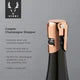 Viski Champagne Stopper Copper