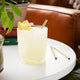 Viski Belmont Short Straws Gold Stainless Steel Set of 6