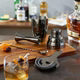 Viski 4pc Mixologist Barware Set Gunmetal