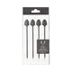Viski Deco Cocktail Picks Gunmetal Set of 4