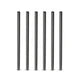 Viski Warren Lowball Straws Gunmetal Set of 6